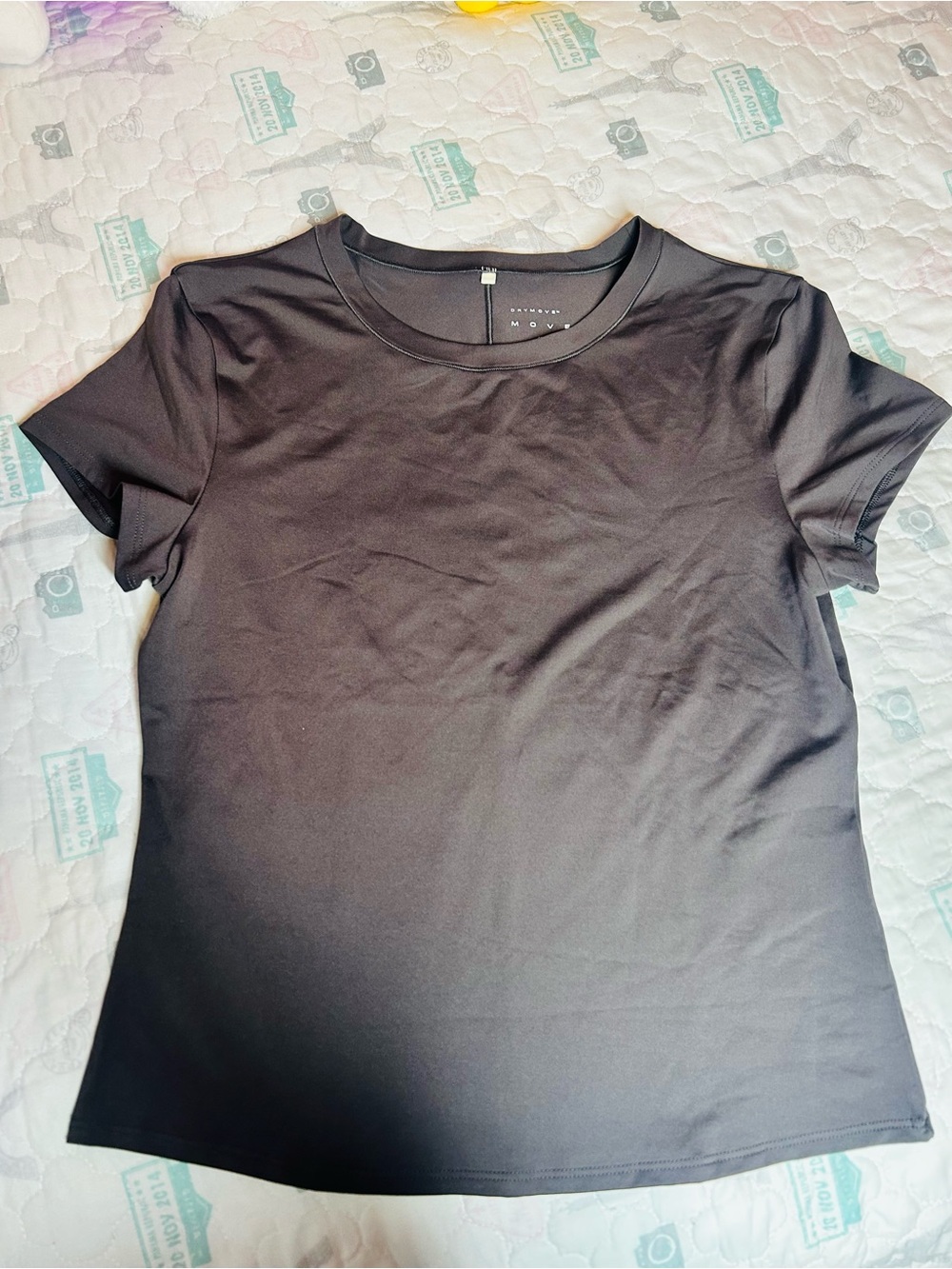 H&M Black Short Sleeve Crewneck Tee